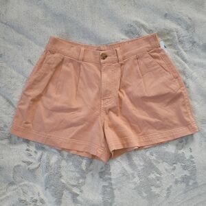 Maurices Womens Size 8 Pink/Peach 3" Inseam Casual Cotton Blend Shorts Pockets